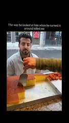 The way he looked at him when he turned it around killed me 😂👀