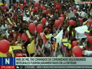 Fortalecida la estructura del PSUV con la juramentación de más de mil 700 CCBI de Falcón