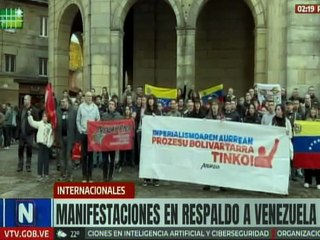 Ciudadanos en el mundo condenan acciones de Estados Unidos y respaldan a Venezuela