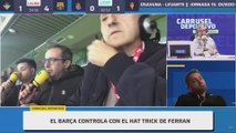 La polémica: ¿es penalti por mano de Marc Bartra tras el tiro de Rashford?