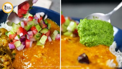 Bhujiya Chutney Rice Bowl Recipe by Food Fusion