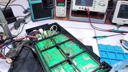 Haier Dc inverter ac E7 error code outdoor pcb Dc inverter ac pcb training center and institute