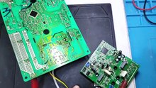 Haier Dc inverter ac E7 error code outdoor pcb Dc inverter ac pcb training center Babar Electronics