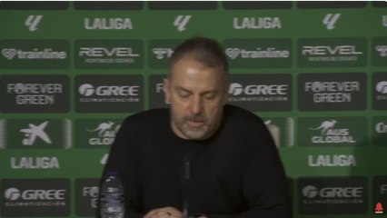Hansi Flick, press conference after Real Betis - FC Barcelona