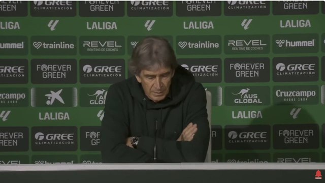 Pellegrini, rueda de prensa tras el Real Betis - FC Barcelona