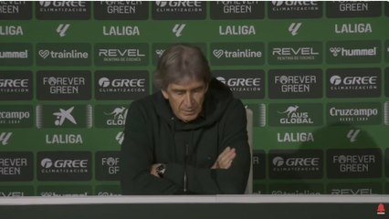 Pellegrini, rueda de prensa tras el Real Betis - FC Barcelona