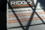 Ridgid 16 gallon shop vac