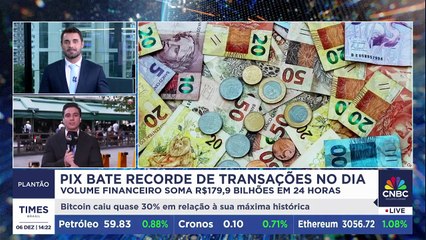 Pix bate recorde e supera 310 milhões de transações em um único dia | PLANTÃO