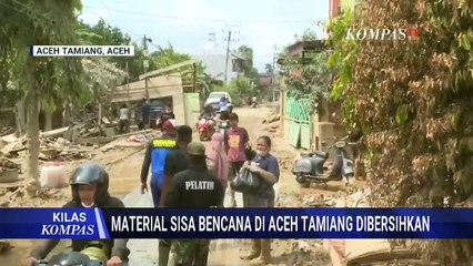 Alat Berat Dikerahkan, Aceh Tamiang Dibersihkan dari Puing & Kendaraan yang Terseret Banjir Bandang