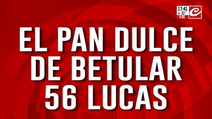 Polémica por el pan dulce de Betular a 56 mil pesos: lo tildan de "chantular"