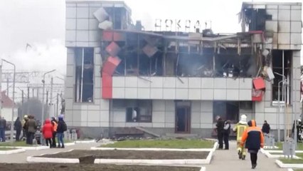 Guerra en Ucrania: Rusia lanza más de 600 drones; estación de tren fue blanco de ataque