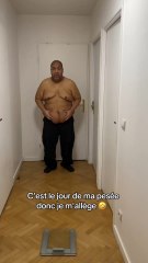 C’est le jour de ma pesée, je suis impatient de savoir si j’ai ENCORE perdu du poids cette semaine 💪🏾 #motivation #humour #pertedepoids #transformation