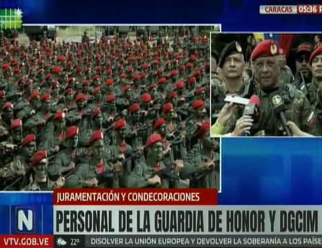 M/G Marcano Tábata destaca la alta moral y el espíritu patriótico de los soldados bolivarianos