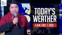 Today's Weather, 5 A.M. | Dec. 7, 2025