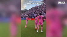 Así celebró Messi su nuevo título con Inter de Miami