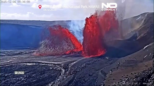 Vulcão Kilauea volta a entrar em erupção com novas fontes de lava