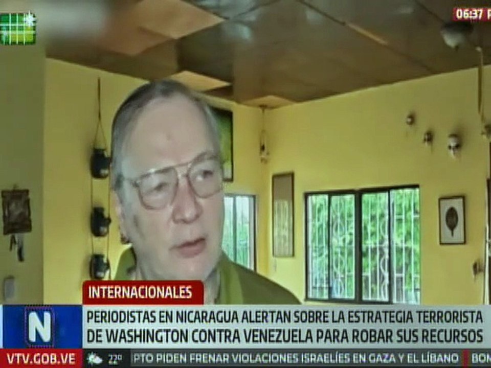 Internacionales | Periodistas en Nicaragua señalan el plan terrorista de Washington contra Venezuela