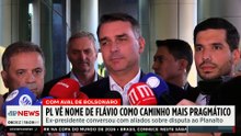 Com aval do ex-presidente: PL vê Flávio como o nome mais pragmático para a disputa