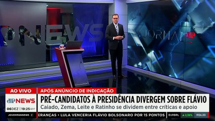 Pré-candidatos à Presidência divergem sobre Flávio Bolsonaro