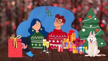Momentos Mágicos en Familia: Un Beso, Un Regalo y la Alegría de Navidad