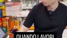 Daniele condotta quando lavori al supermercato