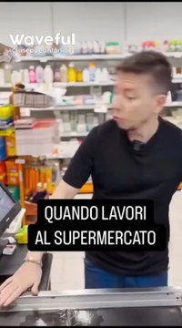 Daniele condotta quando lavori al supermercato