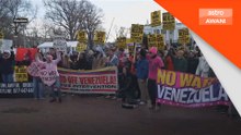 Rakyat AS bantah serangan Trump ke atas Venezuela