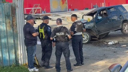 Dos fallecidos en accidente de tránsito ocurrido la madrugada de este sábado en Colón