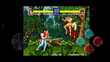 Fatal Fury 3 Terry Bogard vs Joe Higashi luta completa