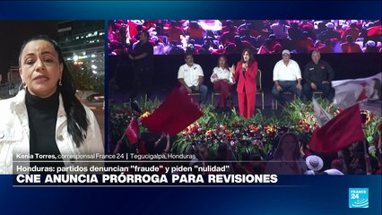 Informe desde Tegucigalpa: Honduras extiende plazo para pedir recuento de votos y nulidad tras elecciones