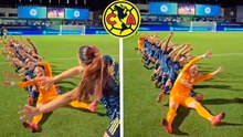 América Femenil celebra pase a semifinales en World Sevens Football tras derrotar a Deportivo Cali