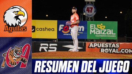 Resumen del juego Águilas del Zulia vs Tigres de Aragua | 06 de diciembre de diciembre de 2025