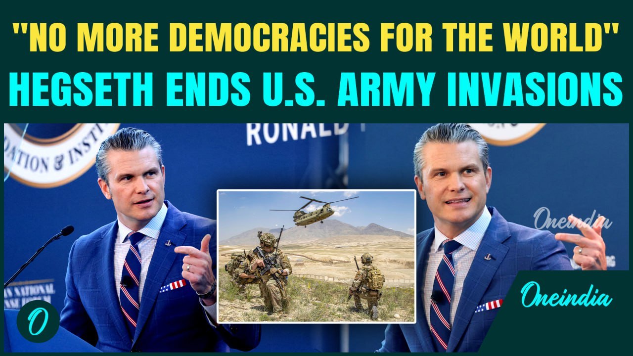 Pete Hegseth DECLARES U.S Will Not INVADE Foreign Countries Anymore | U.S. Rejects Global Burdens