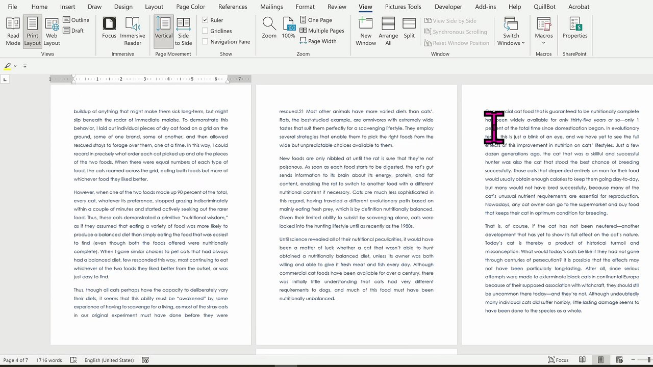 MS Word Tip: Set Unique Margins for a Single Page