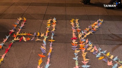 Hong Kongers in Taiwan Hold Vigil for Deadly Fire