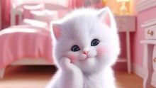 cute kitten wait for end 🤣😃😍