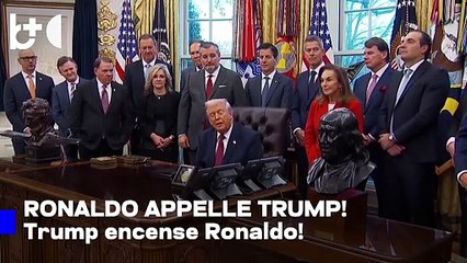 Trump reçoit un appel de Ronaldo, le Président : personne n'est meilleur que lui