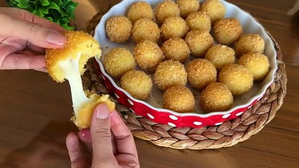 ÇITIIIRR ÇITIIR PATATES TOPLARI KAŞARLI ❗️Dünyanın En Çıtır Patates Kızartması