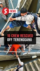 MMEA rescues 15 crewmen from cargo ship after major leak