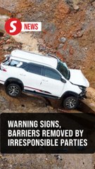 Police: Negligence likely caused SUV to plunge into ravine