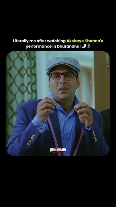 The kind of impact Akshaye Khanna's role in Dhurandhar has on you. Truly a captivating portrayal that stays with you! 🤩   #glamsham #akshayekhanna #dhurandhar #captivating #bollywood #impactful  {glamsham, akshaye khanna, dhurandhar, captivating, bollywo