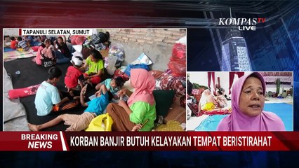 Cerita Pilu Korban Banjir: Tidur Beralas Semen, Terancam Keluar dari Pengungsian, Tak Punya Papan