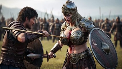 Spear of the Dawn. (Brave men rose against the slavery and the tyranny of the Amazon women's regime).