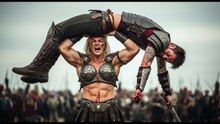 Queens of Iron and Blood. (Amazon women destroy men on the battlefield).