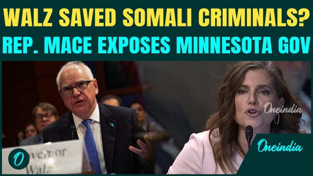 Tim Walz Saved Somali Criminals? Rep. Mace DESTROYS Walz in Explosive Capitol Hill Showdown