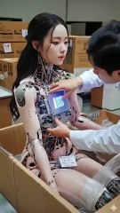 Please heal my frozen heart #ai #art #humanoid #robot