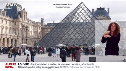 Une inondation a eu lieu au Louvre, affectant la bibliothèque des Antiquités égyptiennes