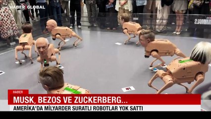 Musk, Bezos, Zuckerberg ve daha fazlası... Milyarder suratlı robotlar yok sattı
