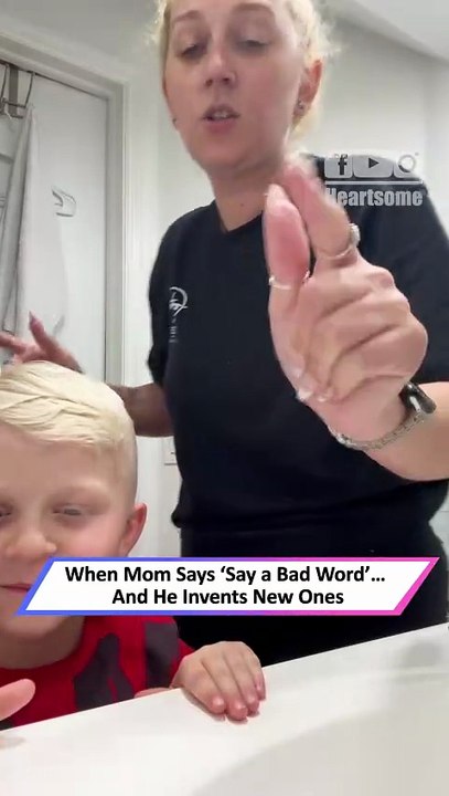 Mom Dares Son to Say Bad Words—His Response Is Absolutely Hilarious! 🤣|| Heartsome 💖