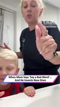 Mom Dares Son to Say Bad Words—His Response Is Absolutely Hilarious! 🤣|| Heartsome 💖